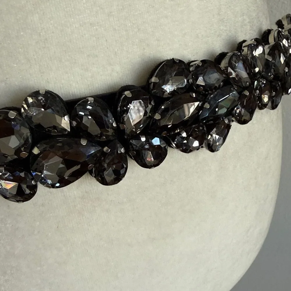 Rhinestone elastic cummerbund/belt